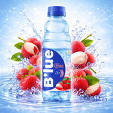 B'lue Lucky Lychee Vitamin Water 350ml - Amaia – Snacks, bonbons & boissons du monde entier