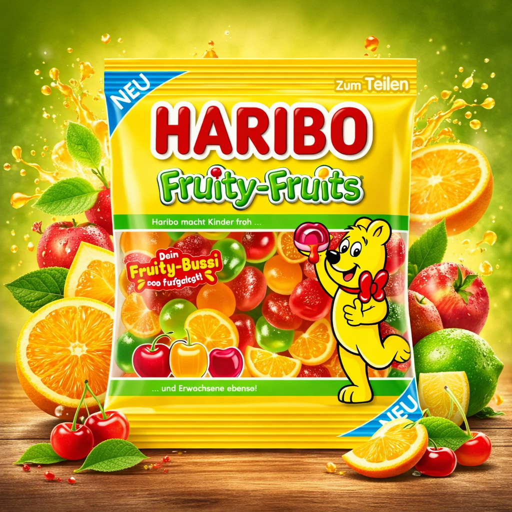 Haribo Fruity - Fruits 200g - Amaia – Snacks, bonbons & boissons du monde entier