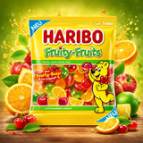 Haribo Fruity - Fruits 200g - Amaia – Snacks, bonbons & boissons du monde entier