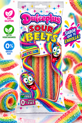 Dulceplus Sour Belts Multicolor 100g - Amaia – Snacks, bonbons & boissons du monde entier