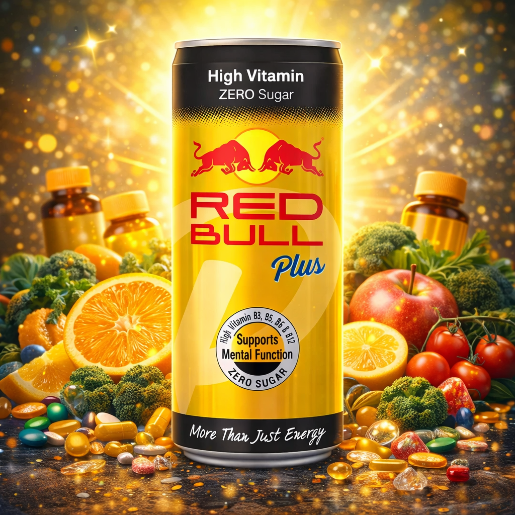 Red Bull Plus Zero Sugar High Vitamin 250ml - Amaia
