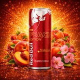 Red Bull The Peach Edition – Persikosmak 250ml - Amaia – Snacks, bonbons & boissons du monde entier