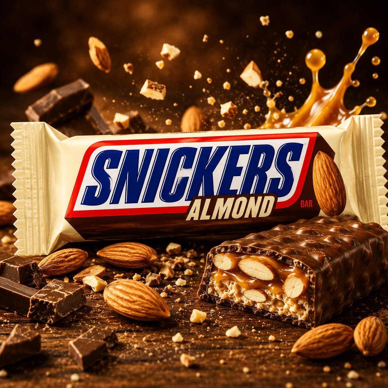 Snickers Almond 50g - Amaia – Snacks, bonbons & boissons du monde entier