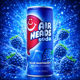 Airheads Soda Blue Raspberry 355ml - Amaiav3