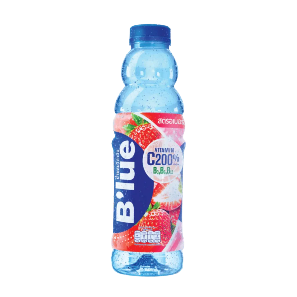 B'lue Strawberry Vitamin Drink 350ml - Amaiav3