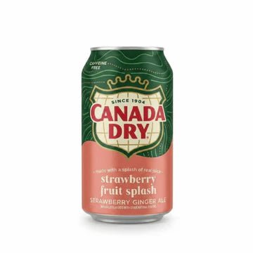 Canada Dry Strawberry Fruit Splash 355ml - Amaia – Snacks, bonbons & boissons du monde entier