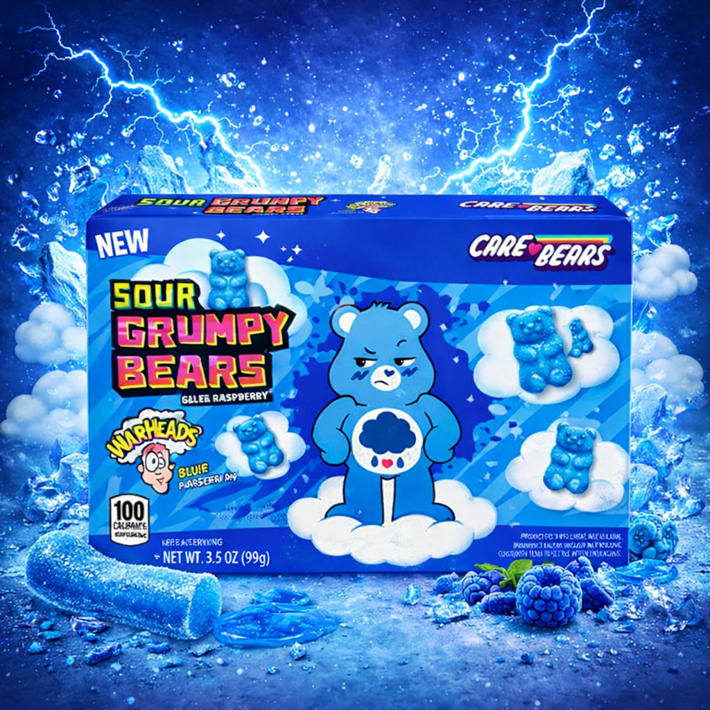 Care Bears Sour Grumpy Bears Blue Raspberry 99g - Amaia – Snacks, bonbons & boissons du monde entier