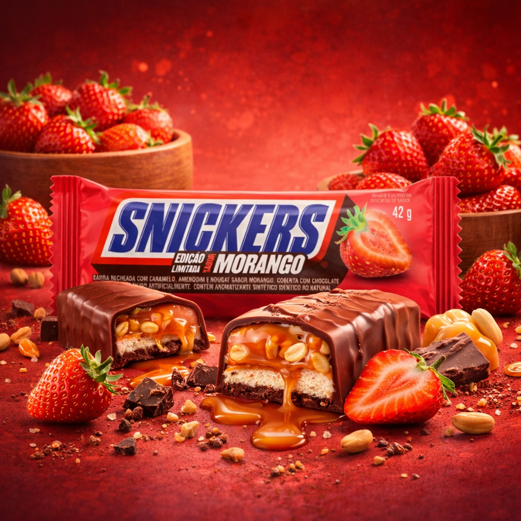 Snickers Morango Limited Edition 42g - Amaia – Snacks, bonbons & boissons du monde entier