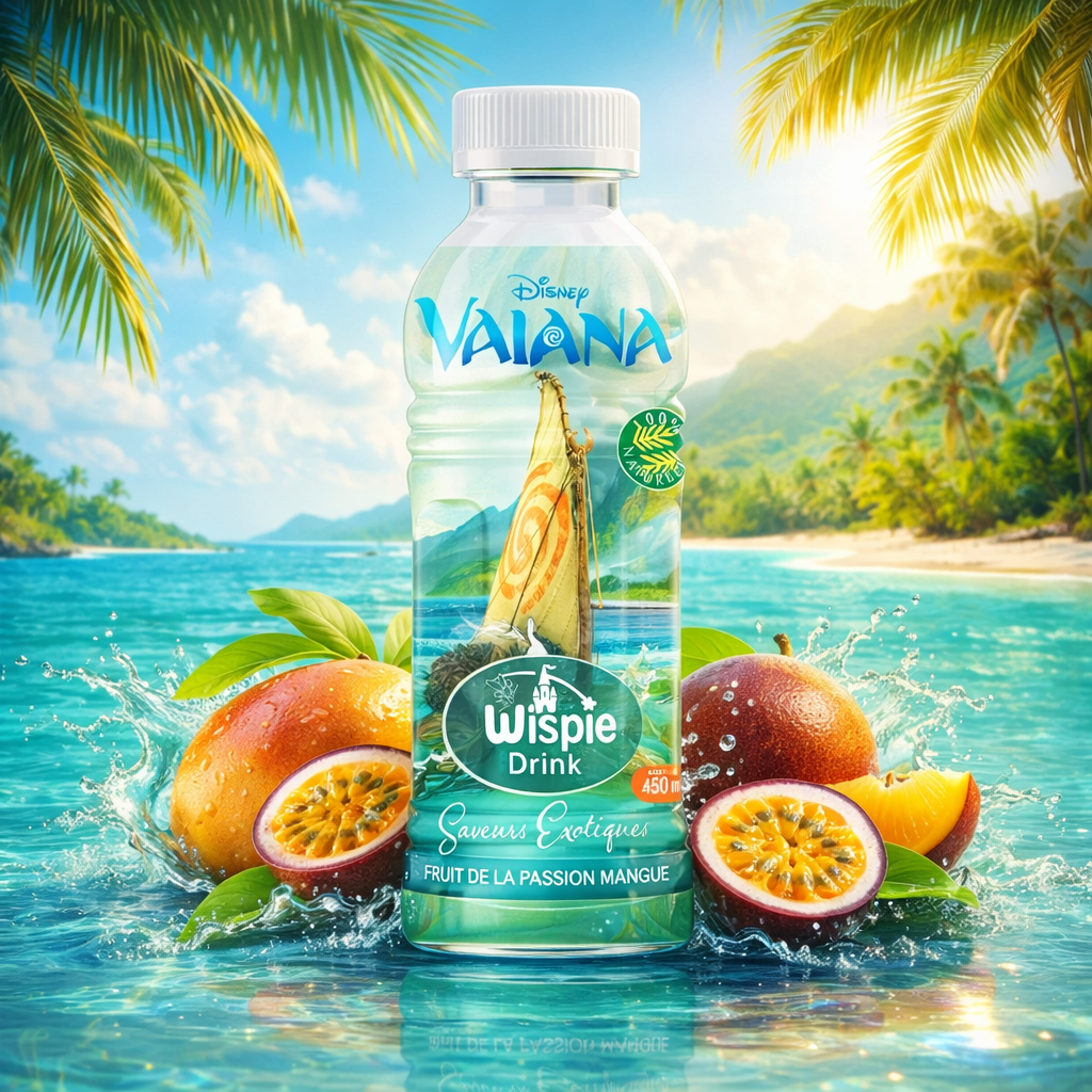 Disney Vaiana Wispie Drink Passion Mangue 450ml - Amaia – Snacks, bonbons & boissons du monde entier