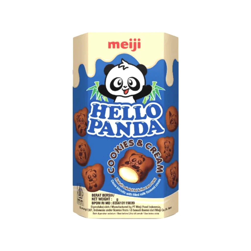 Meiji Hello Panda Cookies & Cream 100g - Amaia – Snacks, bonbons & boissons du monde entier