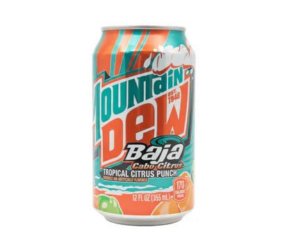 Mountain Dew Baja Cabo Citrus Punch 355ml