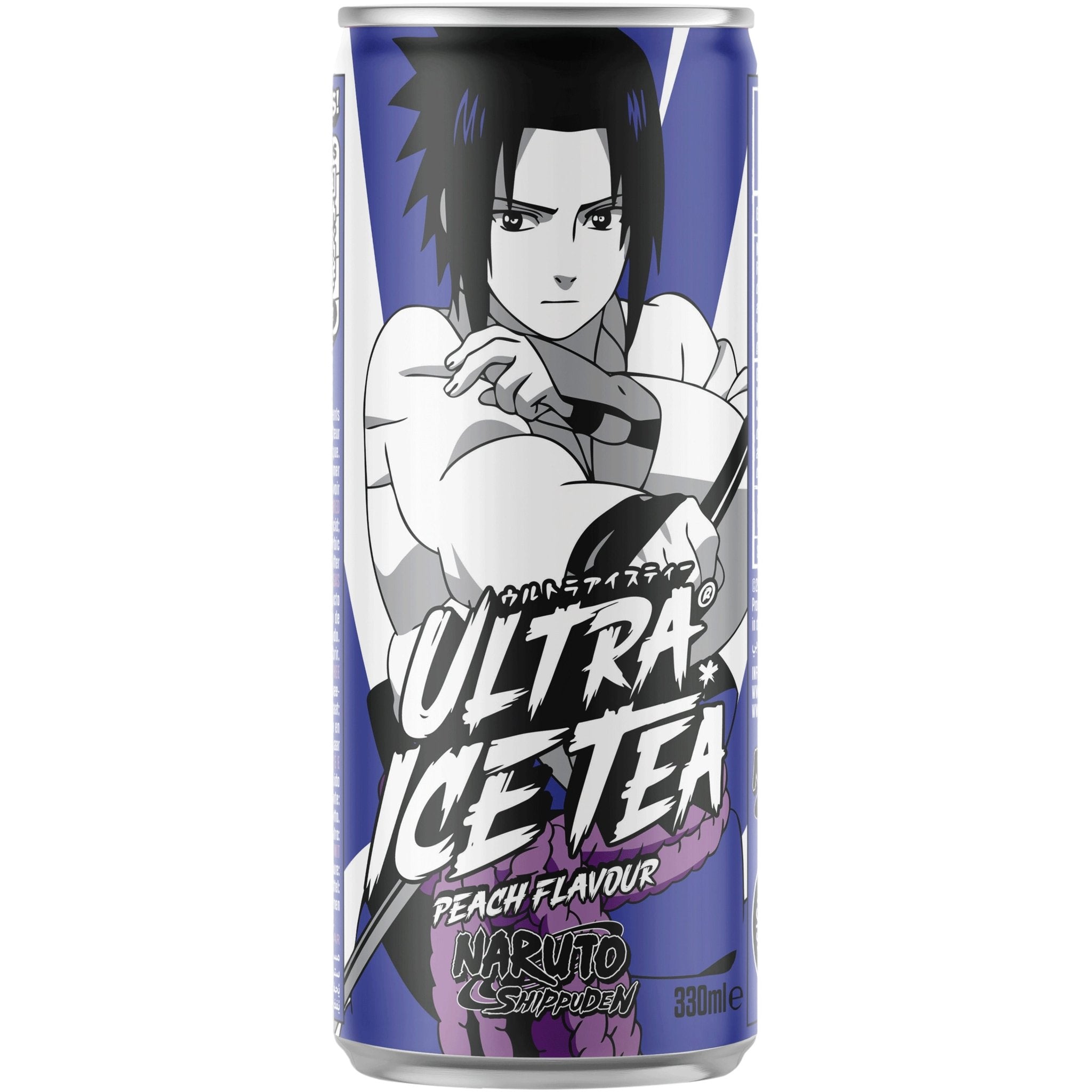 Naruto Shippuden Sasuke Ultra Ice Tea Pêche 330ml - Amaia – Snacks, bonbons & boissons du monde entier