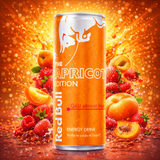 Red Bull The Apricot Edition 250ml - Apricot - Strawberry - Amaiav3