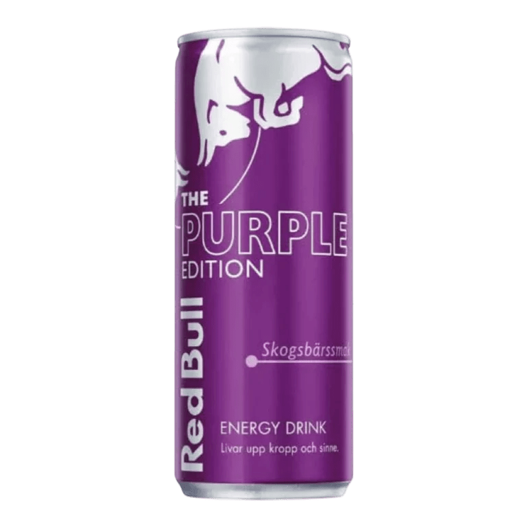 Red Bull The Purple Edition 250ml - Skogsbärsmix - Amaia – Snacks, bonbons & boissons du monde entier