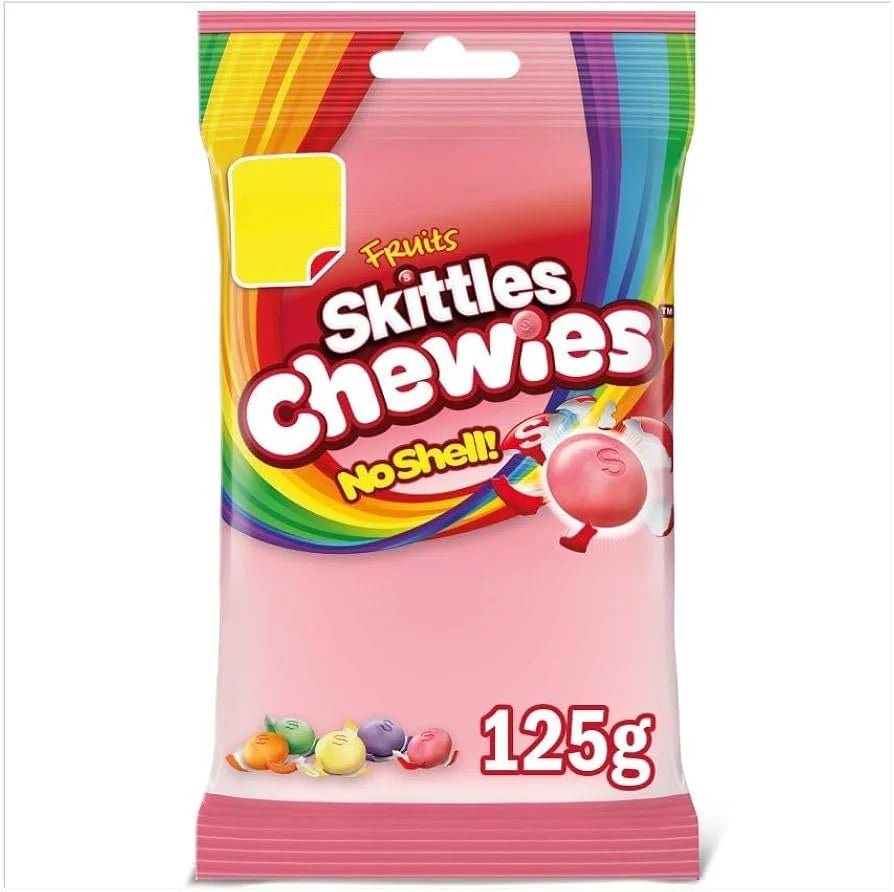 Skittles Chewies Fruits No Shell 125g - Amaia – Snacks, bonbons & boissons du monde entier