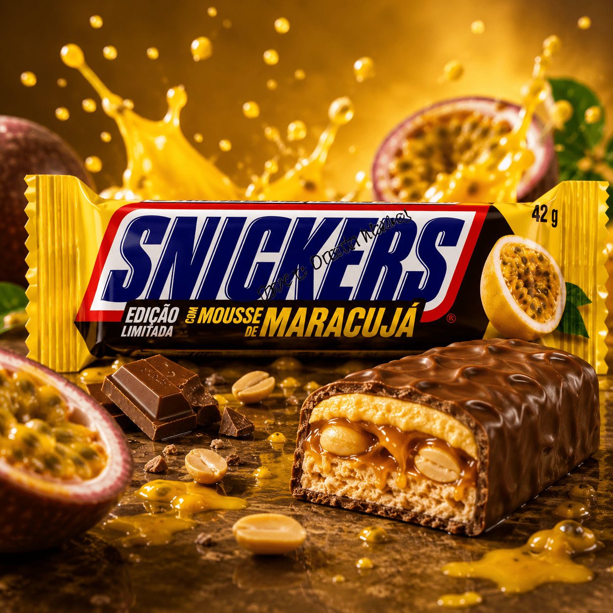 Snickers Maracujá Brazil 42g - Amaia – Snacks, bonbons & boissons du monde entier